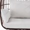 Flash Furniture Zola Brown/Cream Oversized Wicker Egg Swivel Lounge Chair w/4 Cushions SB-C-335-BR-CR-GG - alternate 10
